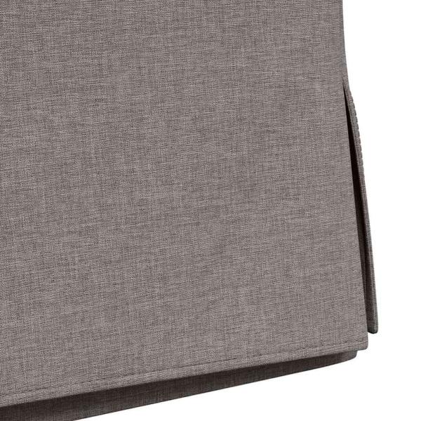 Esszimmerstühle 2 pcs Taupe 57 x 67 x 98 cm Stoff
