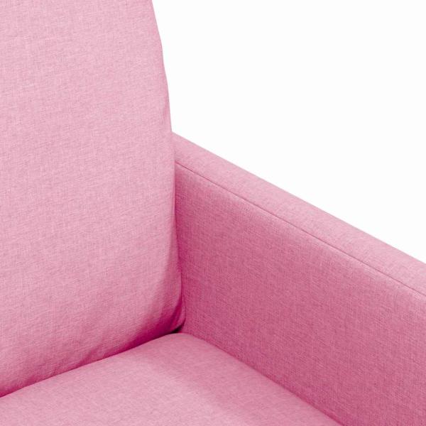 Esszimmerstühle 2 pcs Rosa 57 x 67 x 98 cm Stoff