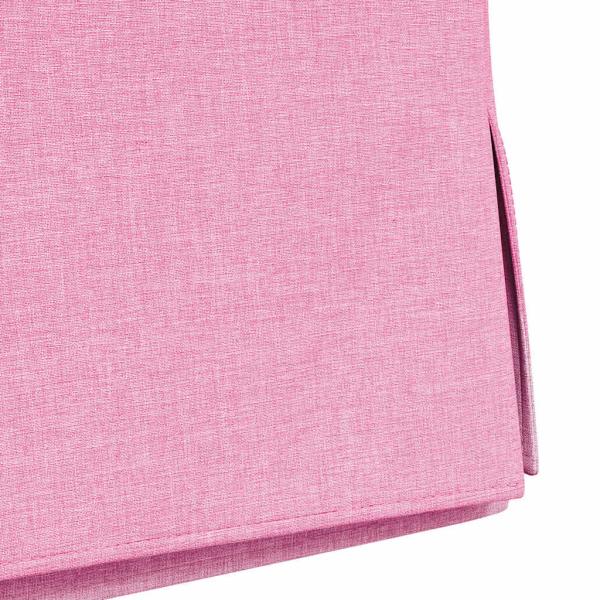 Esszimmerstühle 2 pcs Rosa 57 x 67 x 98 cm Stoff