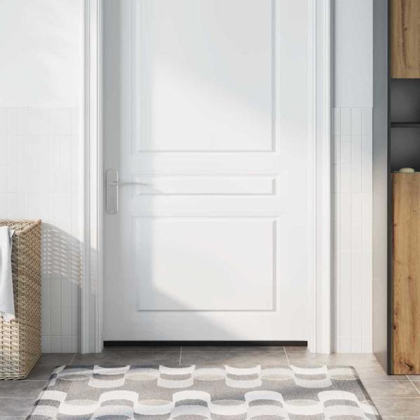 ARDEBO.de - Aufsteck Türbürstendichtungen 2 pcs Silber 100 cm