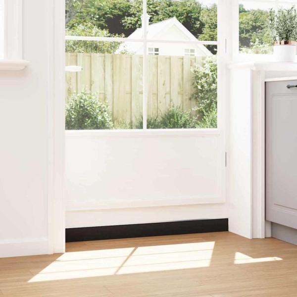 Aufsteck Türbürstendichtungen 2 pcs Silber 100 cm