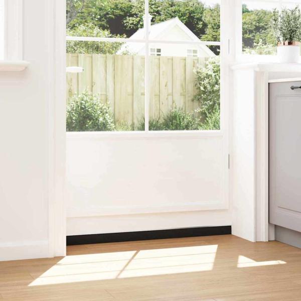 Aufsteck Türbürstendichtungen 6 pcs Silber 100 cm