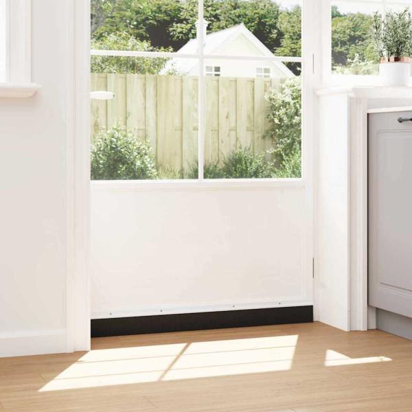 Aufsteck Türbürstendichtungen 2 pcs Weiß 100 cm