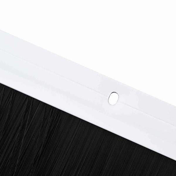 Aufsteck Türbürstendichtungen 6 pcs Weiß 100 cm