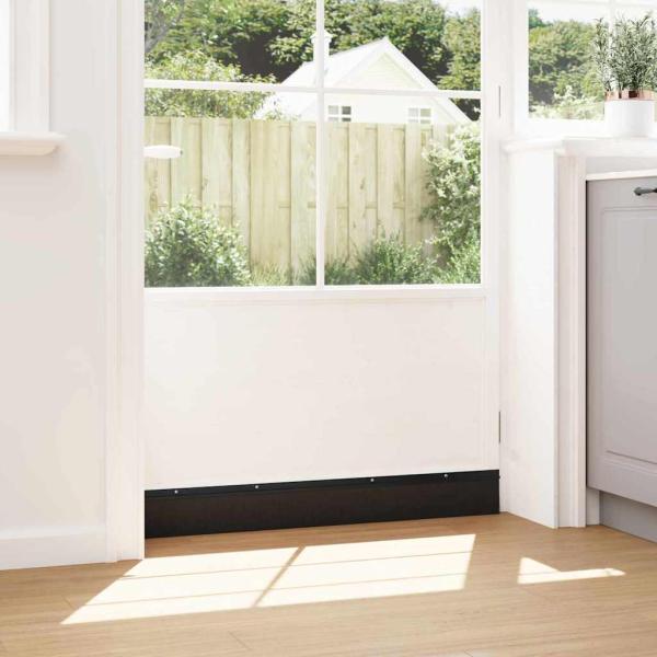 Aufsteck Türbürstendichtungen 12 pcs Schwarz 100 cm