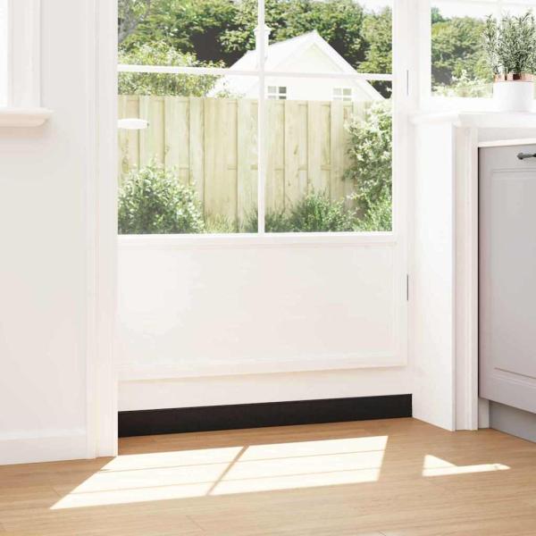 Aufsteck Türbürstendichtungen 6 pcs Schwarz 100 cm