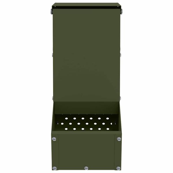 Kaninchenfütterer Olive Grün 12,5 x 26 x 28,5 cm