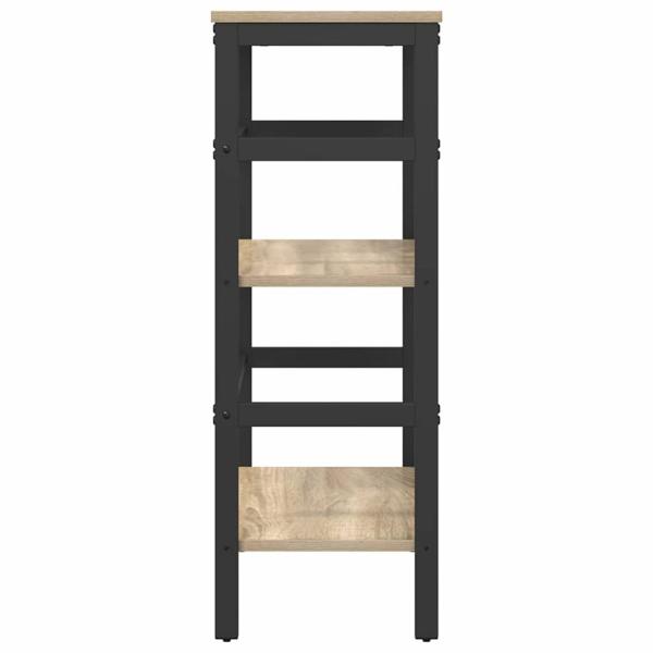 Bücherregal Sonoma-Eiche 60 x 29,5 x 81 cm Holzwerkstoff