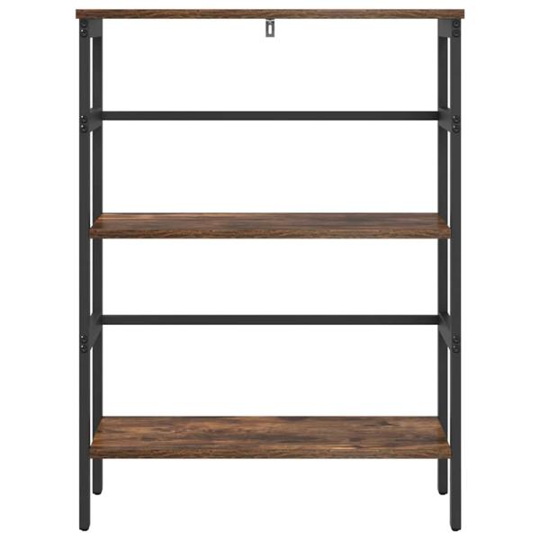 Bücherregal 2 Ebenen 60 x 29,5 x 81 cm Holzwerkstoff
