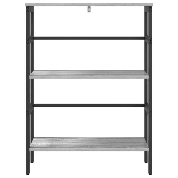 Bücherregal Graues Sonoma 60 x 29,5 x 81 cm Holzwerkstoff