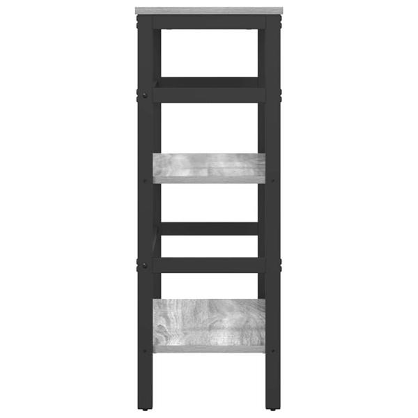 Bücherregal Graues Sonoma 60 x 29,5 x 81 cm Holzwerkstoff