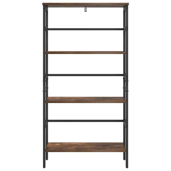 Bücherregal 3 Ebenen 60 x 29,5 x 115 cm Holzwerkstoff