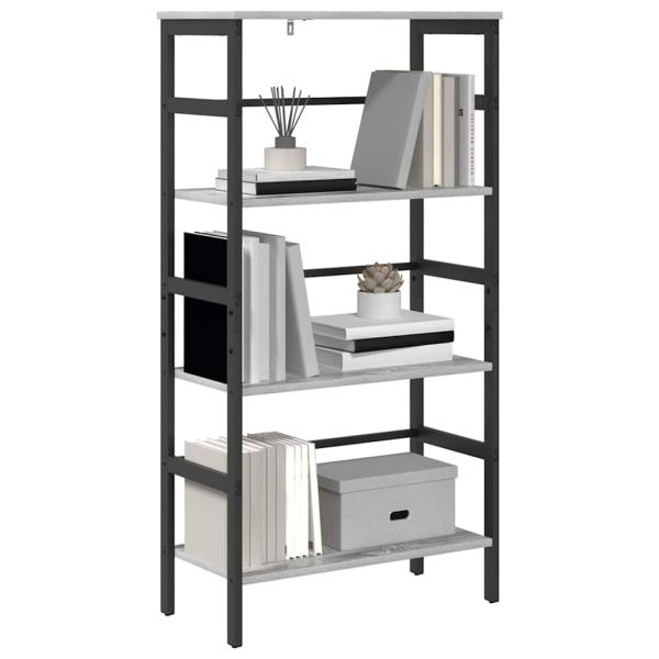 Bücherregal Graues Sonoma 60 x 29,5 x 115 cm Holzwerkstoff