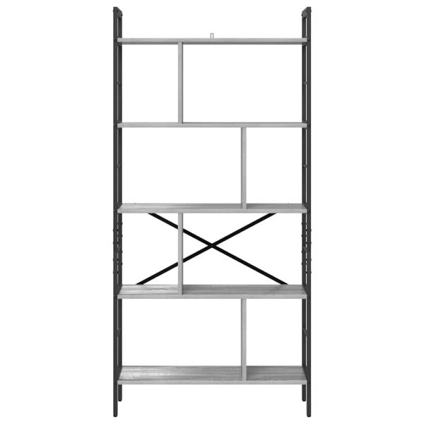 Bücherregal Graues Sonoma 75 x 30 x 156 cm Holzwerkstoff