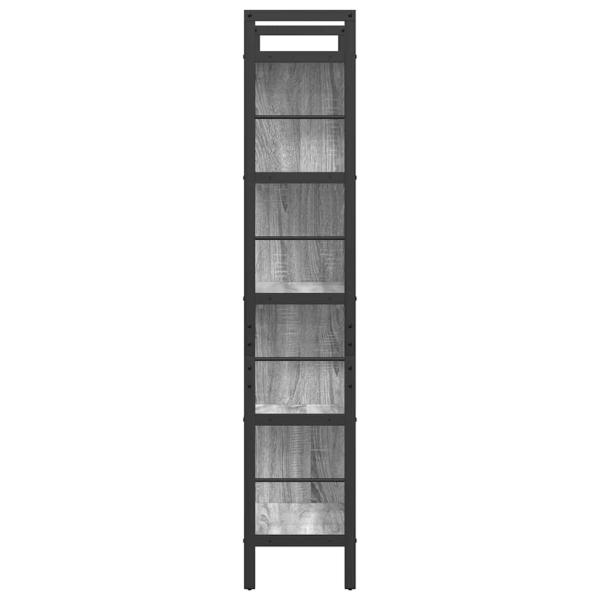 Bücherregal Graues Sonoma 75 x 30 x 156 cm Holzwerkstoff