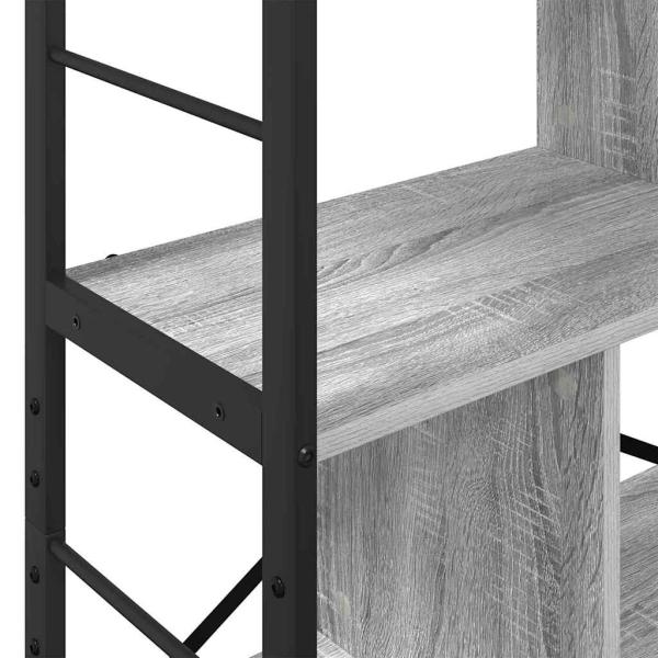 Bücherregal Graues Sonoma 75 x 30 x 156 cm Holzwerkstoff
