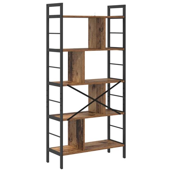 Bücherregal Altholz 75 x 30 x 156 cm Holzwerkstoff