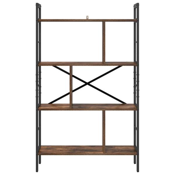 Bücherregal Geräucherte Eiche 75 x 30 x 123,5 cm Holzwerkstoff