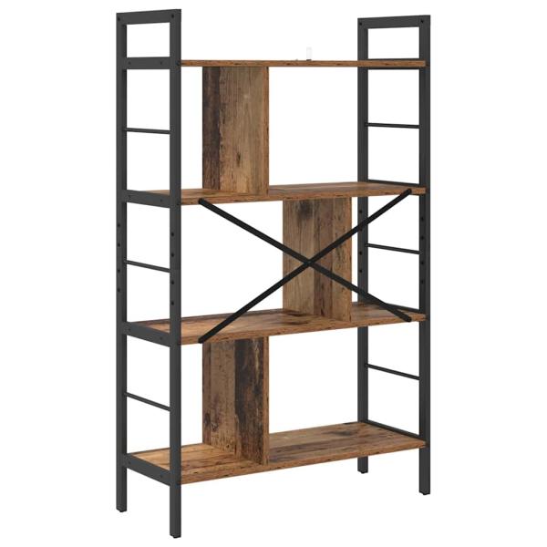 Bücherregal Altholz 75 x 30 x 123,5 cm Holzwerkstoff