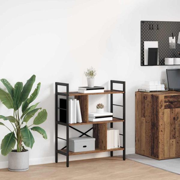 ARDEBO.de - Bücherregal Altholz 75 x 30 x 91 cm Holzwerkstoff