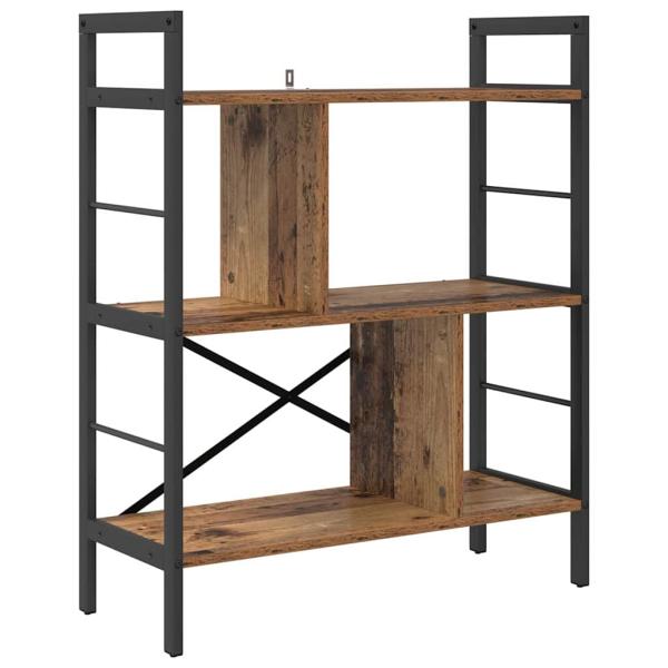Bücherregal Altholz 75 x 30 x 91 cm Holzwerkstoff
