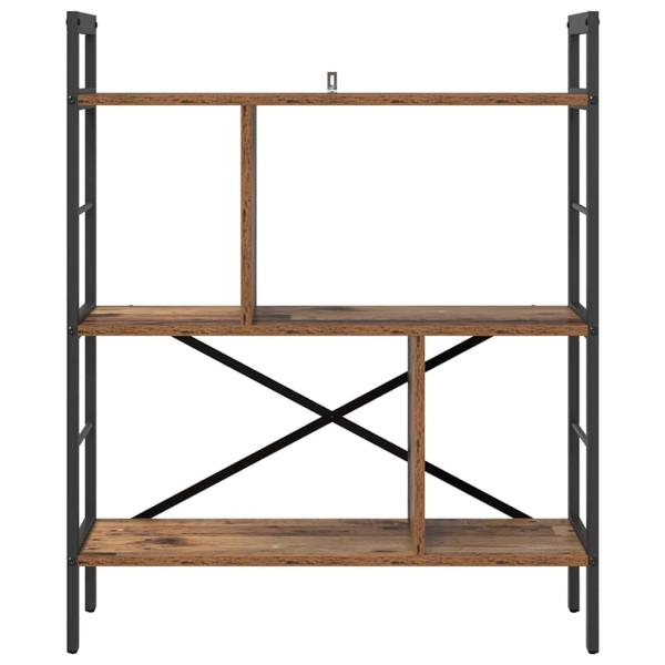 Bücherregal Altholz 75 x 30 x 91 cm Holzwerkstoff