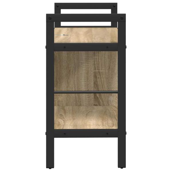 Bücherregal Sonoma-Eiche 75 x 30 x 58,5 cm Holzwerkstoff