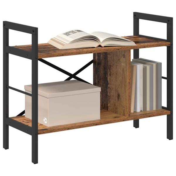 Bücherregal Altholz 75 x 30 x 58,5 cm Holzwerkstoff