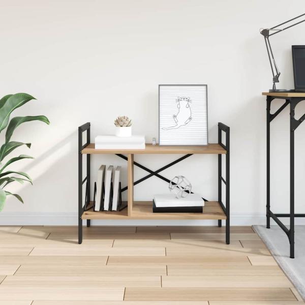 Bücherregal Artisan-Eiche 75 x 30 x 58,5 cm Holzwerkstoff