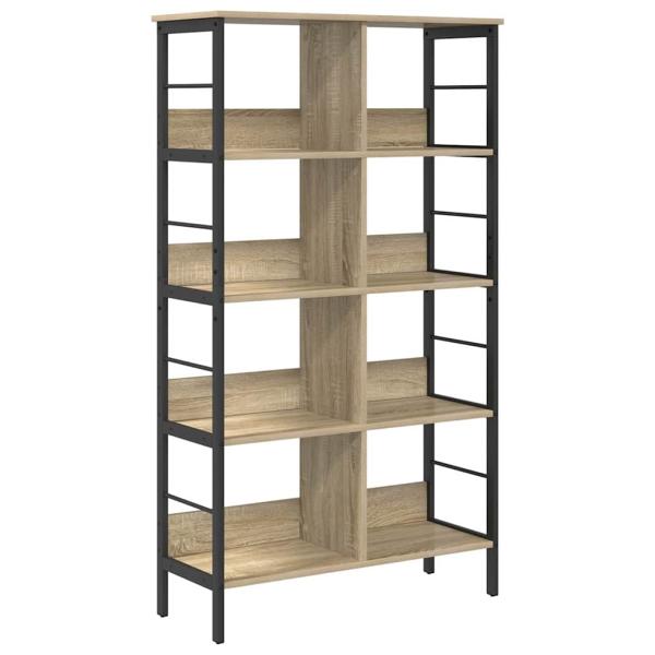 Bücherregal Sonoma-Eiche 82 x 32 x 144,5 cm Holzwerkstoff