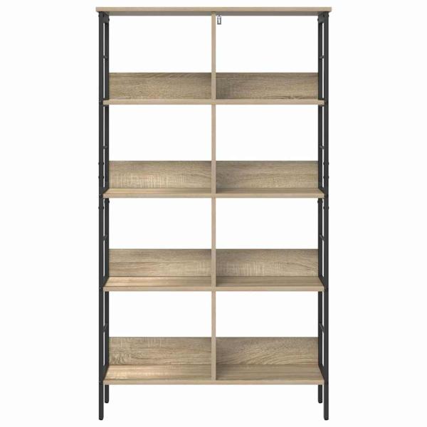 Bücherregal Sonoma-Eiche 82 x 32 x 144,5 cm Holzwerkstoff