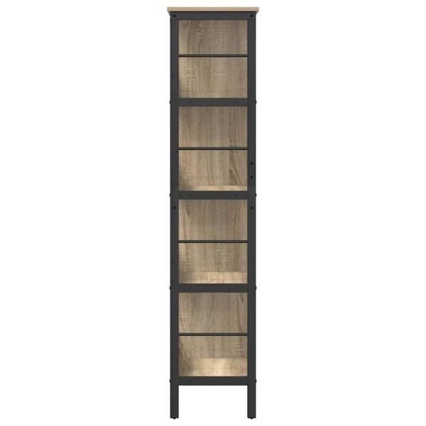 Bücherregal Sonoma-Eiche 82 x 32 x 144,5 cm Holzwerkstoff