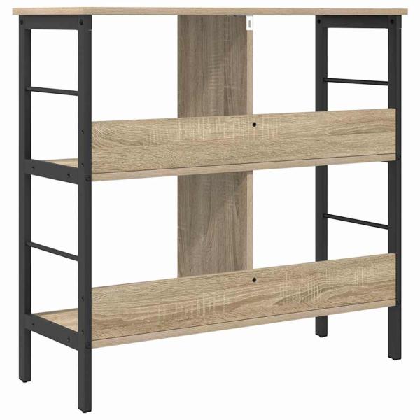Bücherregal Sonoma-Eiche 82 x 32 x 79 cm Holzwerkstoff