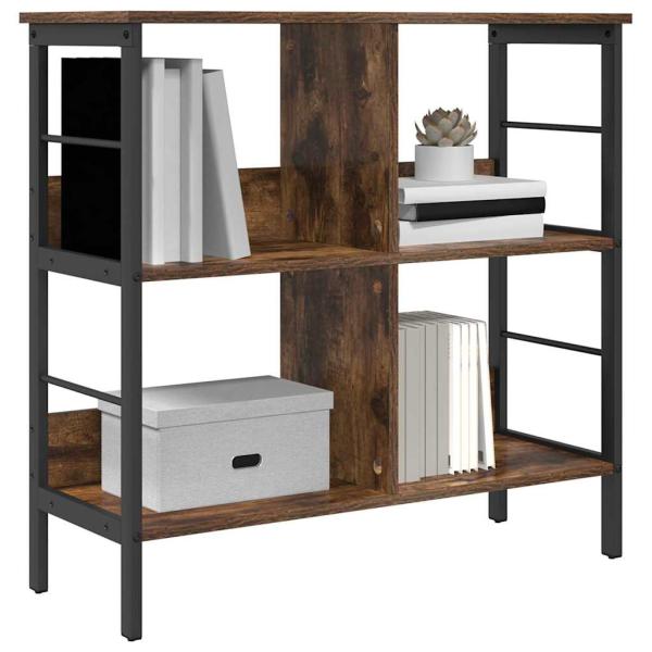 Bücherregal Geräucherte Eiche 82 x 32 x 79 cm Holzwerkstoff