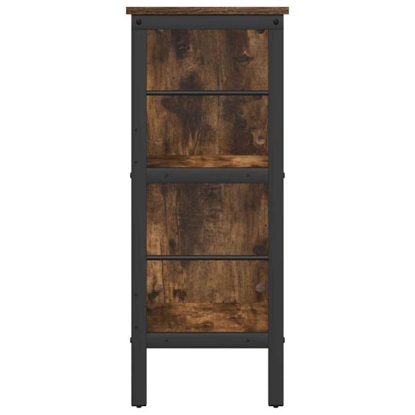 Bücherregal Geräucherte Eiche 82 x 32 x 79 cm Holzwerkstoff