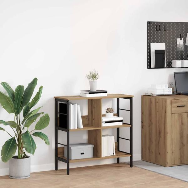 ARDEBO.de - Bücherregal Artisan-Eiche 82 x 32 x 79 cm Holzwerkstoff