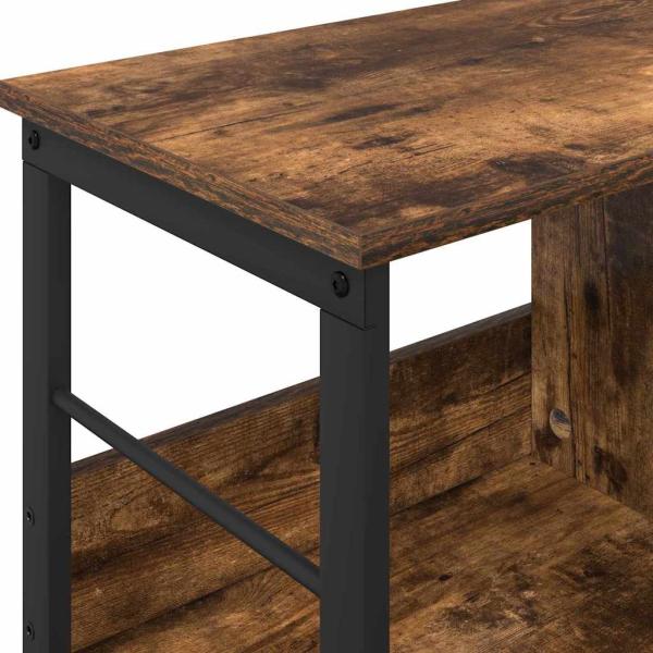 Bücherregal Geräucherte Eiche 82 x 32 x 47 cm Holzwerkstoff