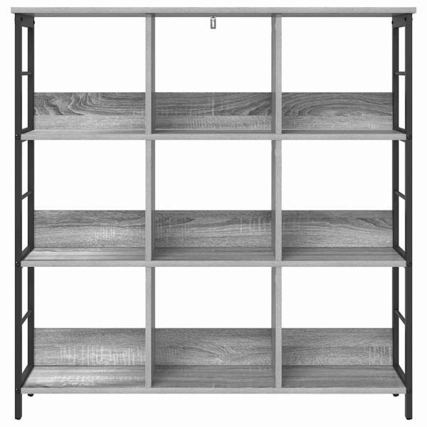 Bücherregal Graues Sonoma 102 x 32 x 104,5 cm Holzwerkstoff