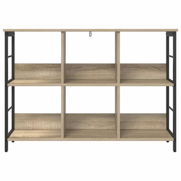 Bücherregal Sonoma-Eiche 102 x 32 x 72,5 cm Holzwerkstoff