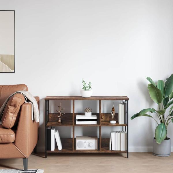 Bücherregal Geräucherte Eiche 102 x 32 x 72,5 cm Holzwerkstoff