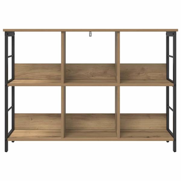 Bücherregal Artisan-Eiche 102 x 32 x 72,5 cm Holzwerkstoff
