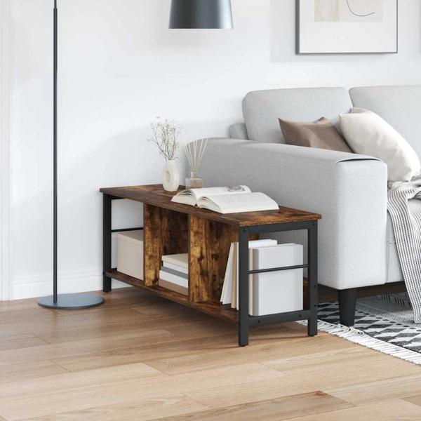 ARDEBO.de - Bücherregal Geräucherte Eiche 102 x 32 x 40,5 cm Holzwerkstoff