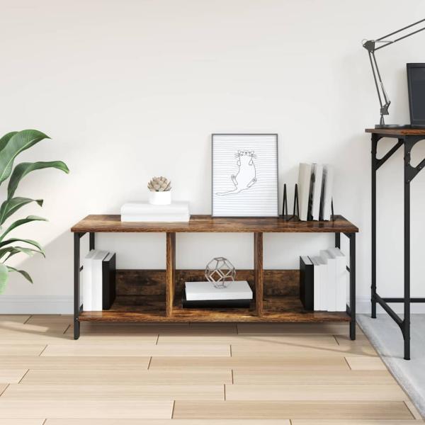 Bücherregal Geräucherte Eiche 102 x 32 x 40,5 cm Holzwerkstoff