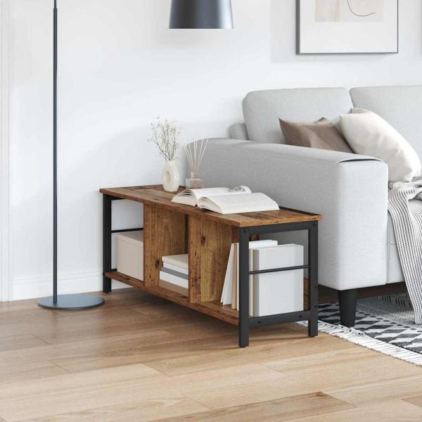 ARDEBO.de - Bücherregal Altholz 102 x 32 x 40,5 cm Holzwerkstoff