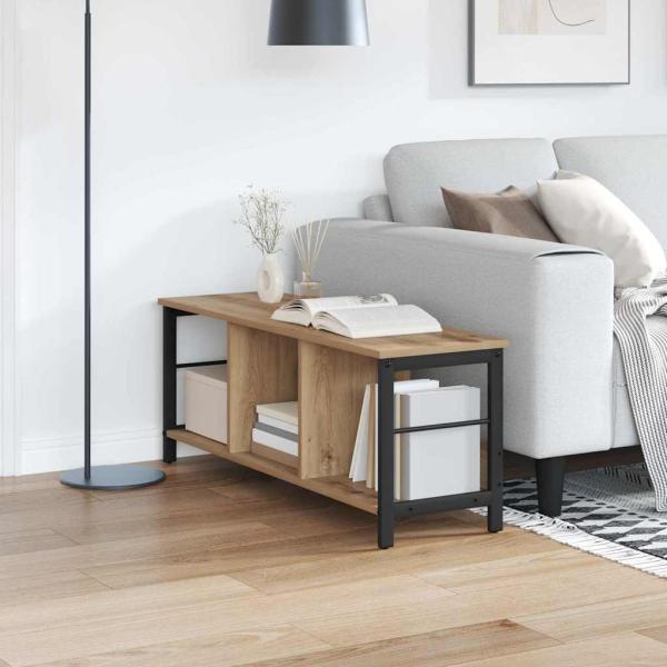 ARDEBO.de - Bücherregal Artisan-Eiche 102 x 32 x 40,5 cm Holzwerkstoff