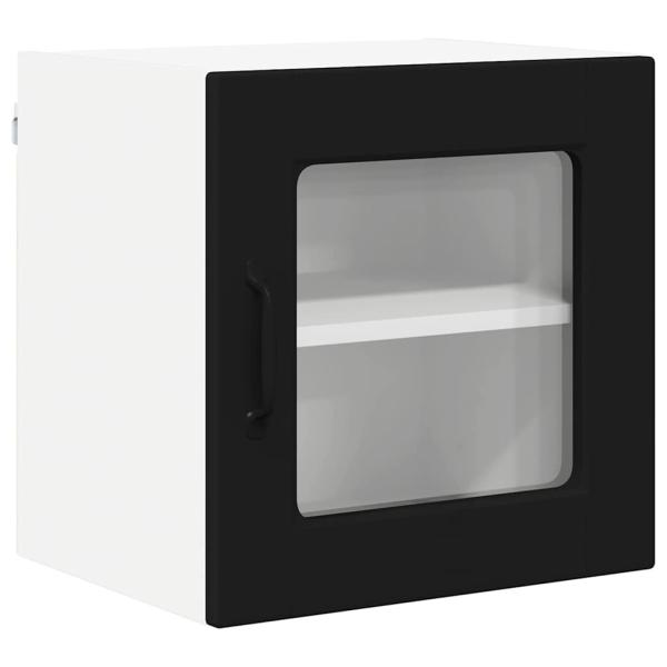 Küchenwandschrank 2 pcs Schwarz 40 x 31 x 40 cm Holzwerkstoff