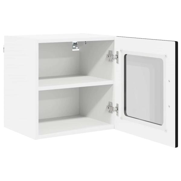 Küchenwandschrank 2 pcs Schwarz 40 x 31 x 40 cm Holzwerkstoff