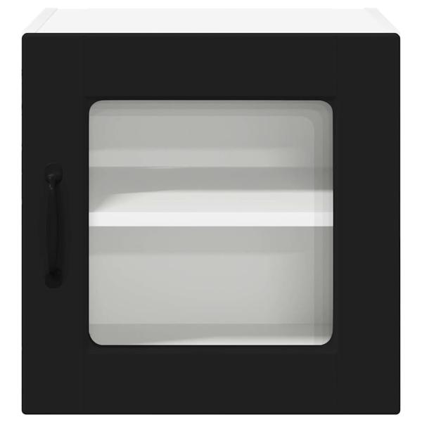 Küchenwandschrank 2 pcs Schwarz 40 x 31 x 40 cm Holzwerkstoff