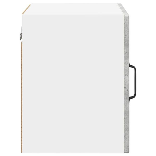 Küchenwandschrank mit Regal 2 pcs Beton Grau 40 x 31 x 40 cm