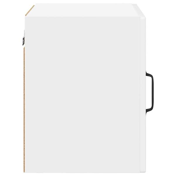 Küchenwandschrank mit Tür 2 pcs Hochglanz Weiß 40 x 31 x 40 cm